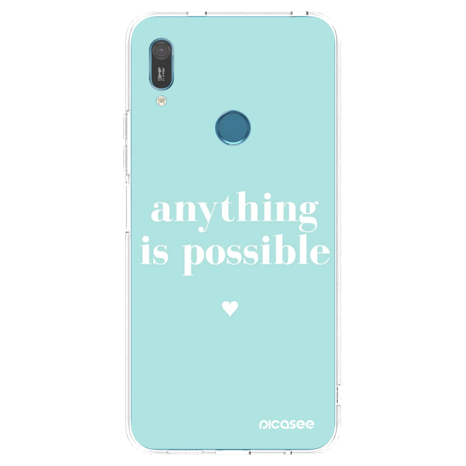 Picasee silikonski prozorni ovitek za Huawei Y6 2019 - Anything is possible