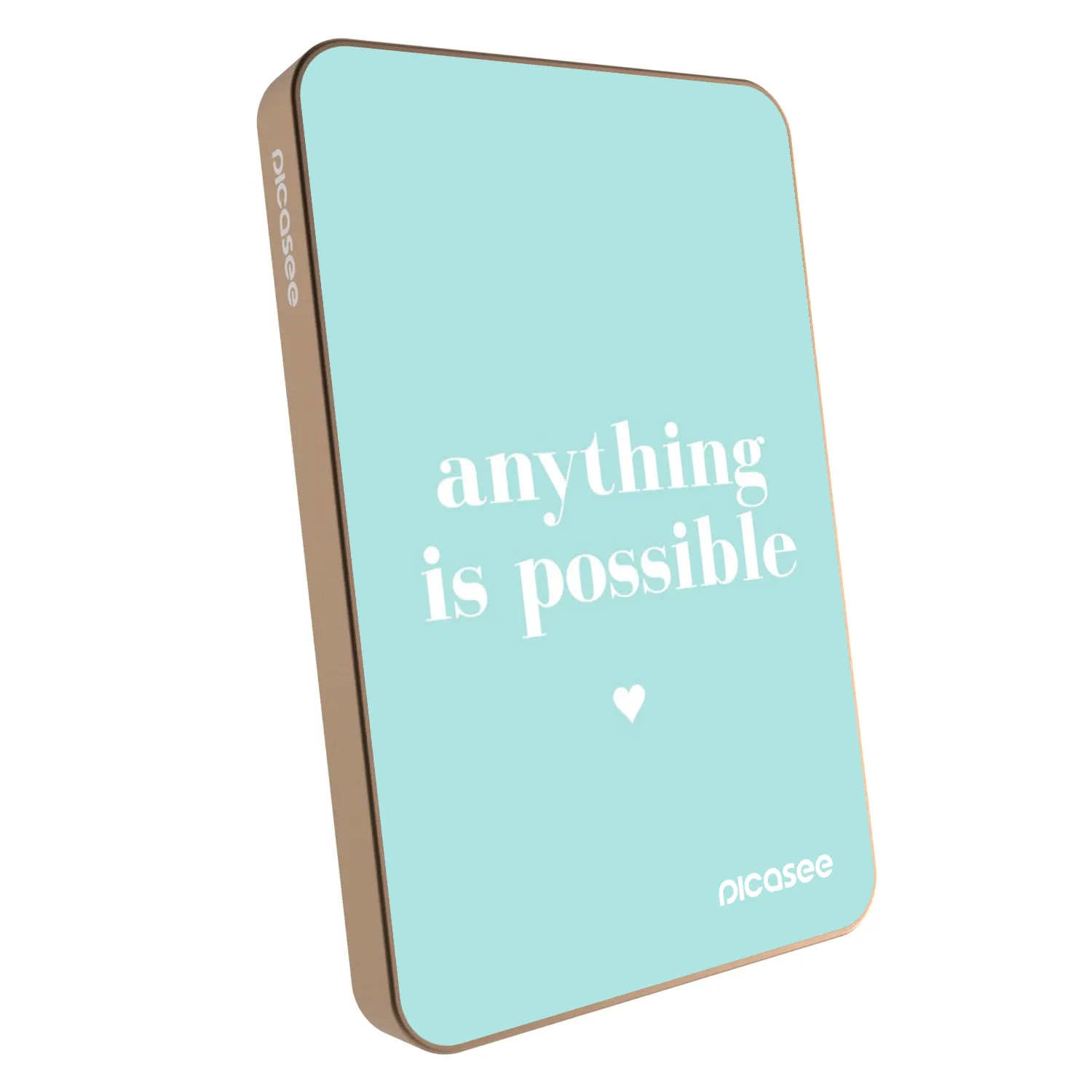 Picasee Prenosna baterija z MagSafe 5 000 mAh Zlati - Anything is possible