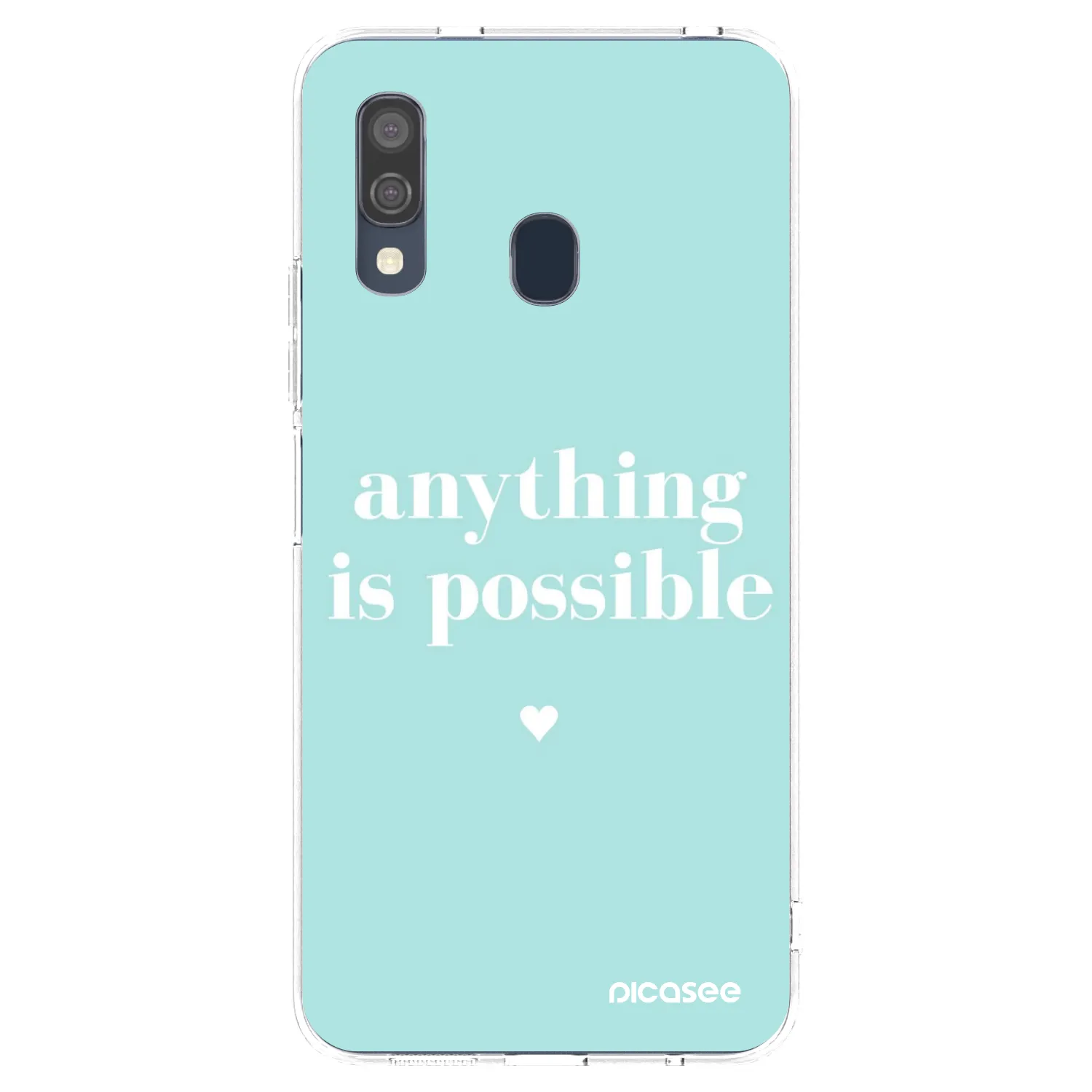 Picasee silikonski prozorni ovitek za Samsung Galaxy A40 A405F - Anything is possible