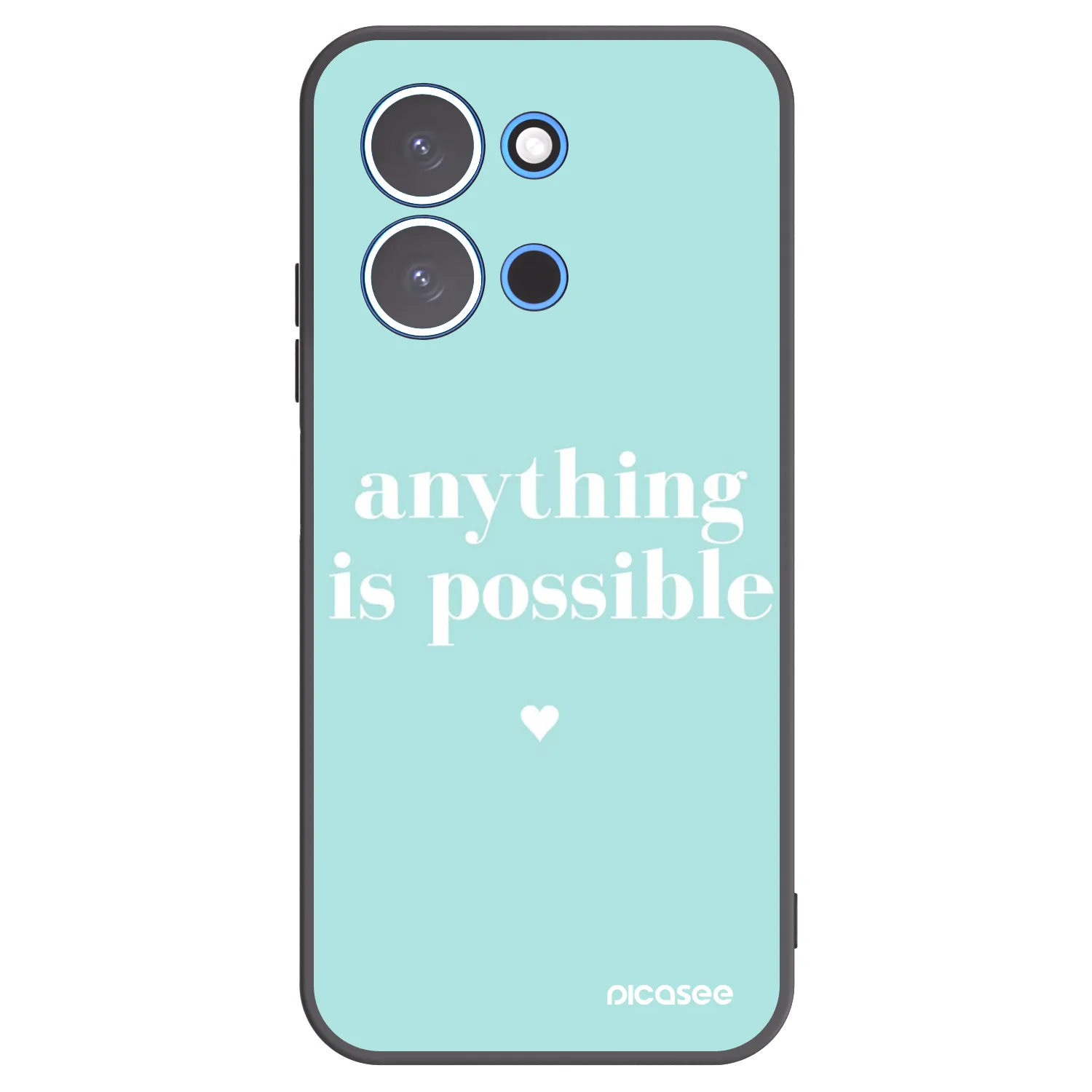 Picasee silikonski črni ovitek za Xiaomi Redmi 15C 4G - Anything is possible