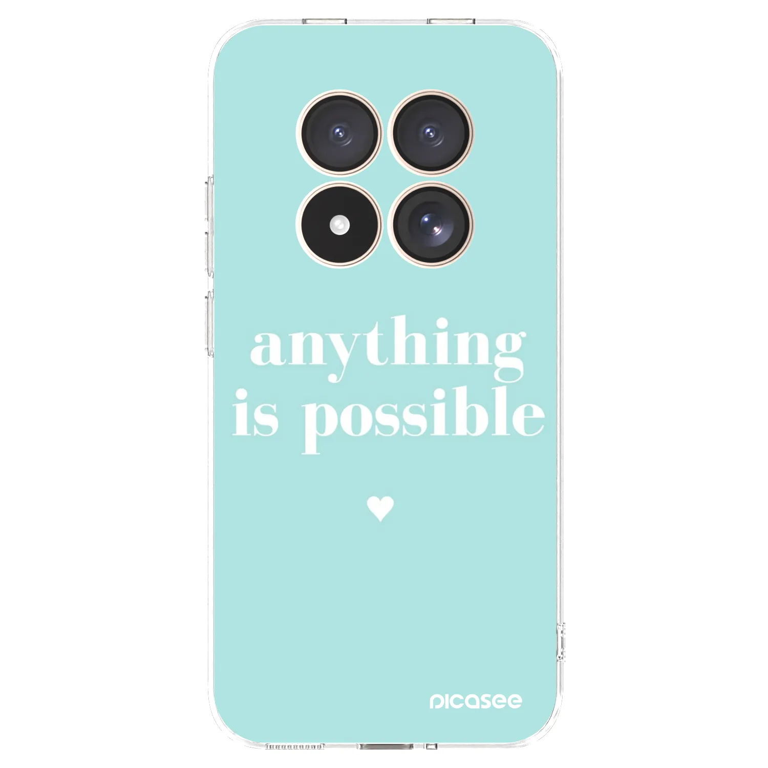 Picasee silikonski prozorni ovitek za Xiaomi Redmi Note 15 Pro 4G - Anything is possible