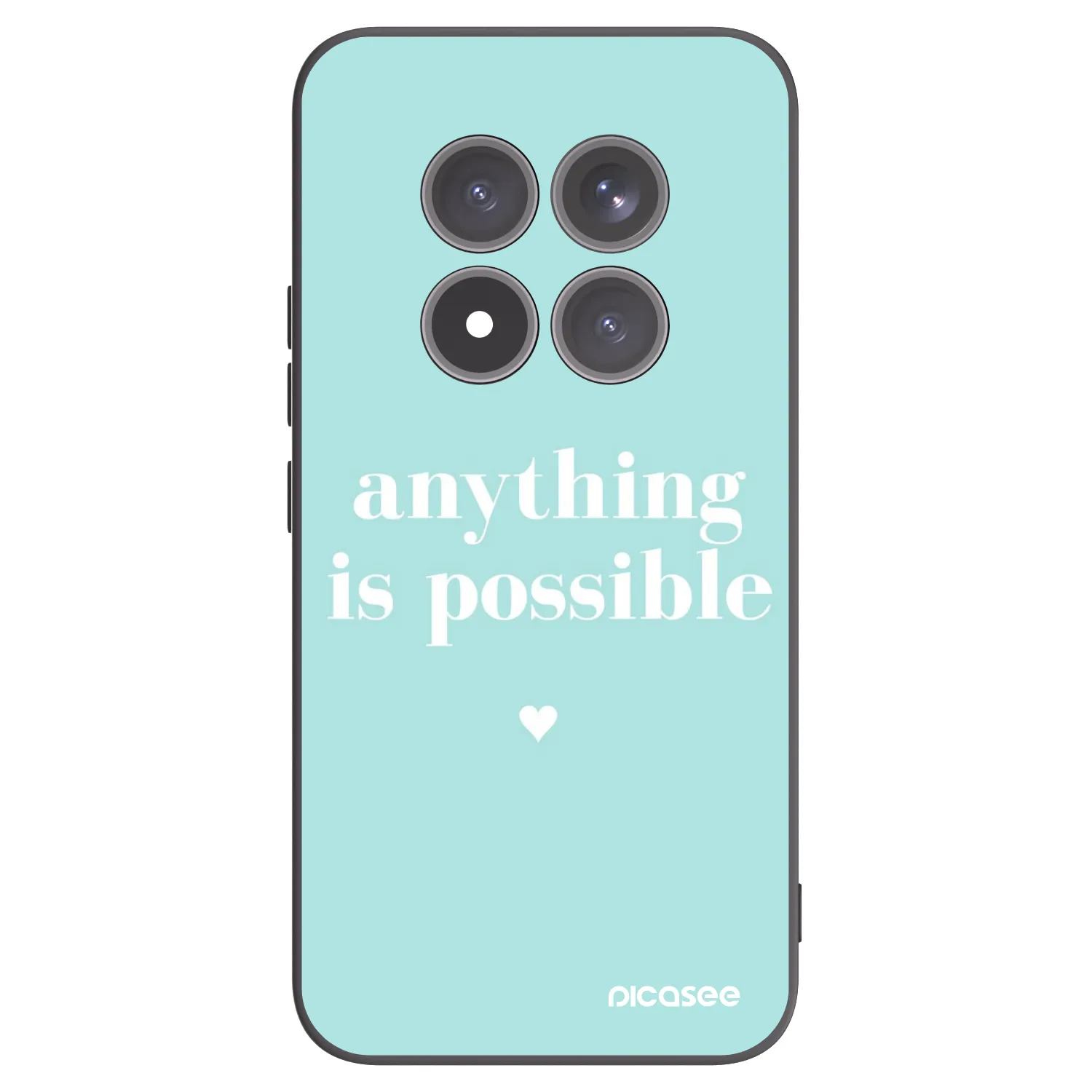 Picasee silikonski črni ovitek za Xiaomi Redmi Note 15 Pro+ - Anything is possible