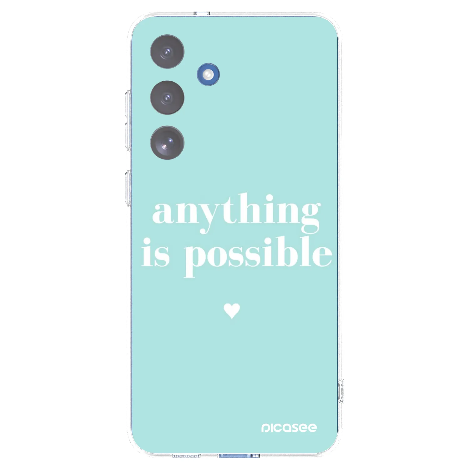 Picasee silikonski prozorni ovitek za Samsung Galaxy S25 FE 5G - Anything is possible