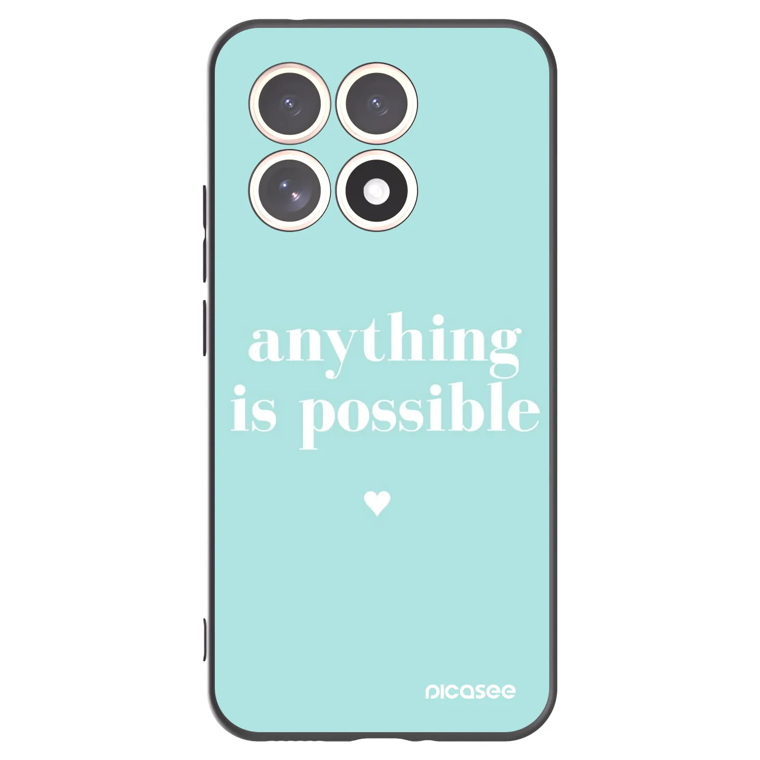 Picasee silikonski črni ovitek za Xiaomi 15T - Anything is possible