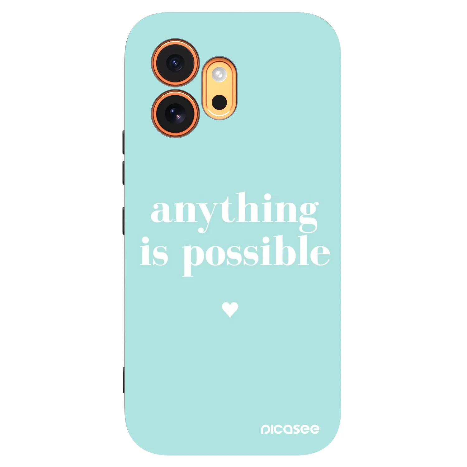 Picasee silikonski črni ovitek za Honor 600 - Anything is possible
