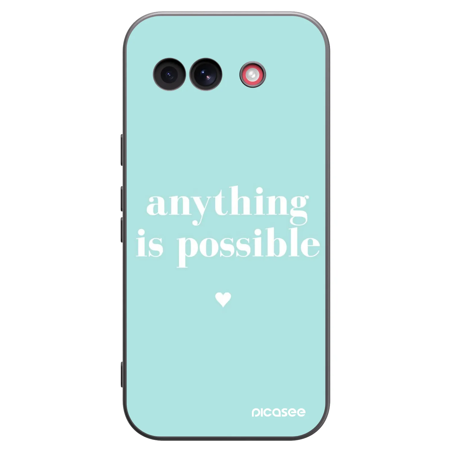 Picasee silikonski črni ovitek za Google Pixel 10a - Anything is possible