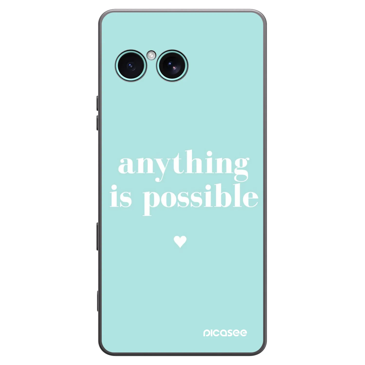 Picasee silikonski črni ovitek za Sony Xperia 10 VII - Anything is possible