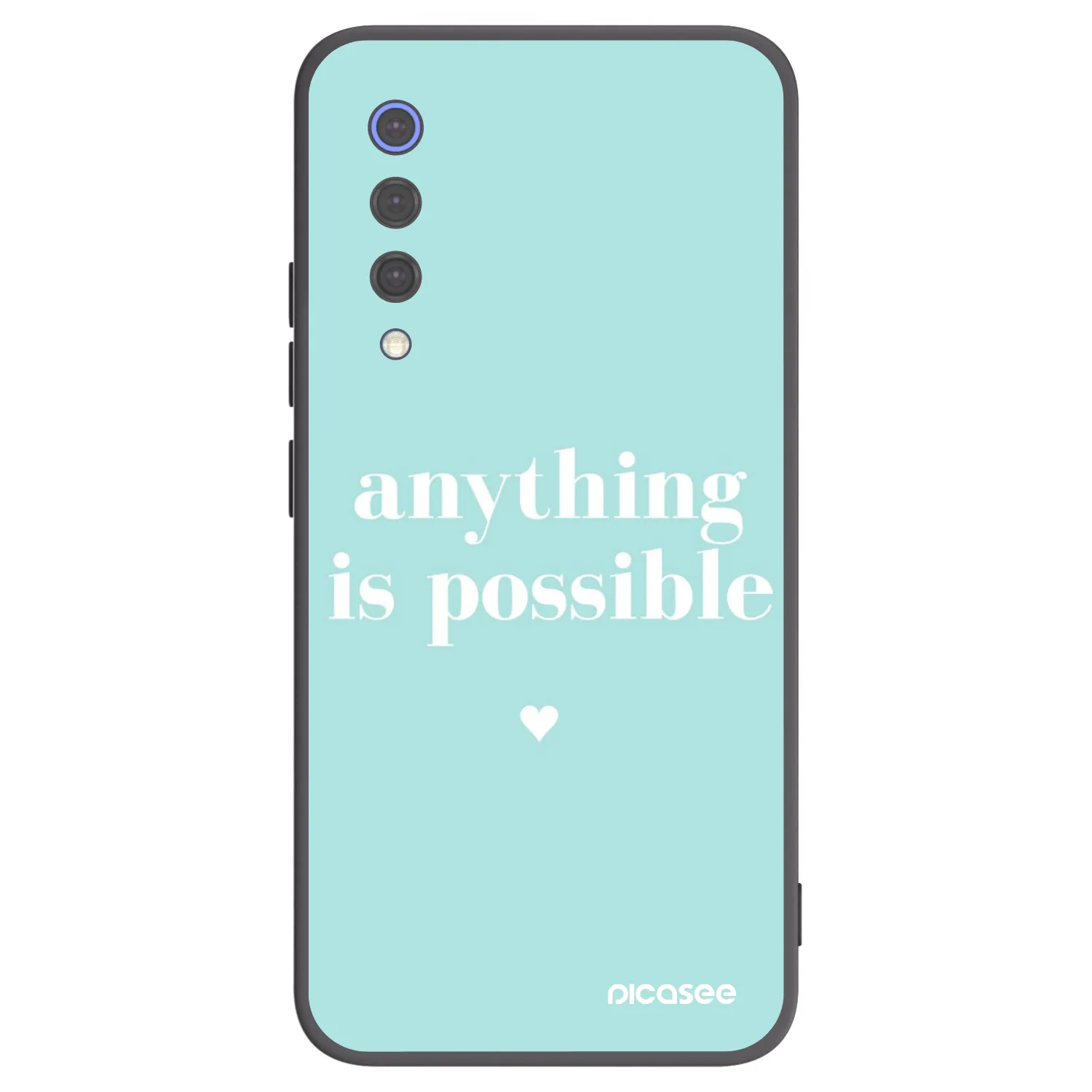 Picasee silikonski črni ovitek za Xiaomi Mi 9 SE - Anything is possible