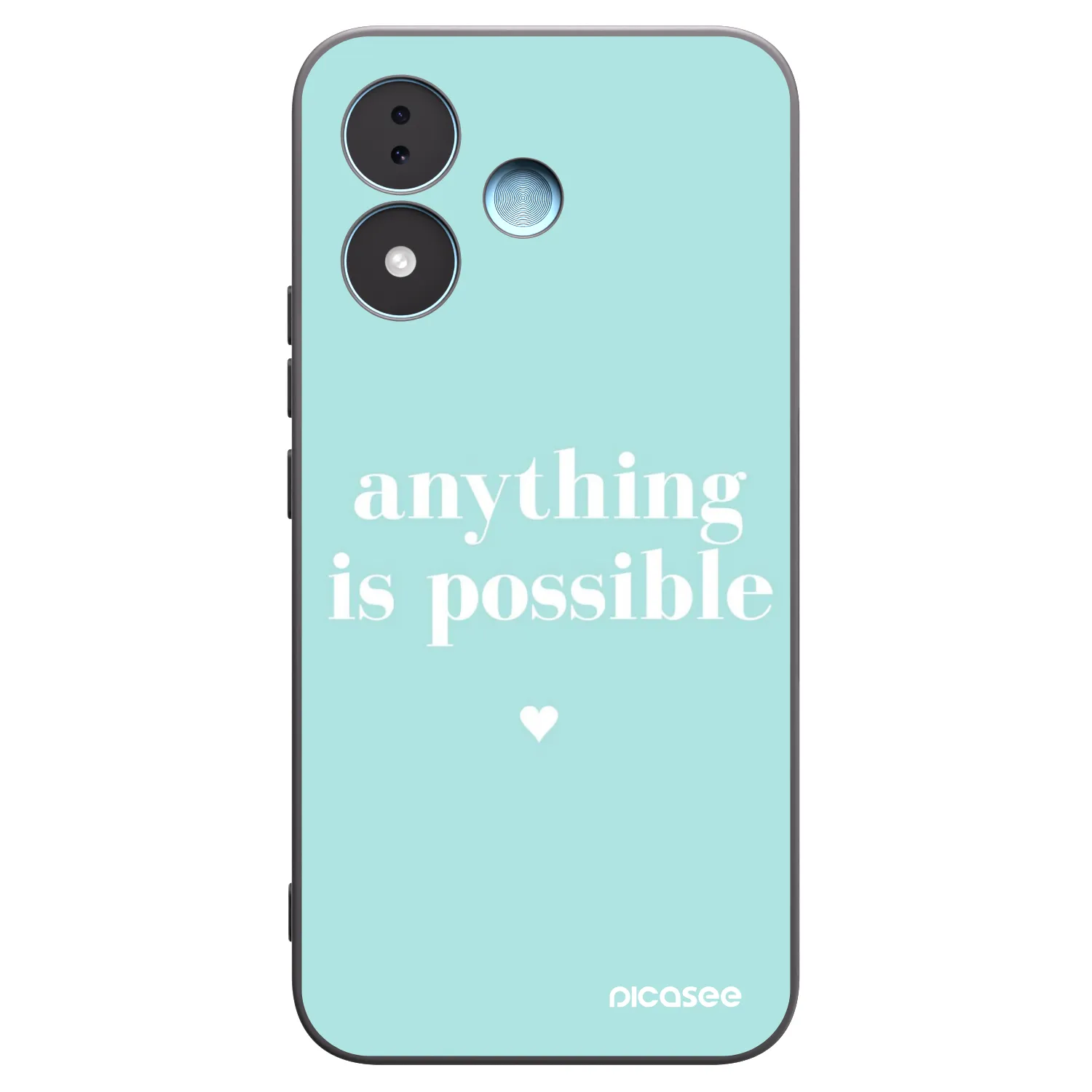 Picasee silikonski črni ovitek za Xiaomi Redmi Note 17 5G - Anything is possible
