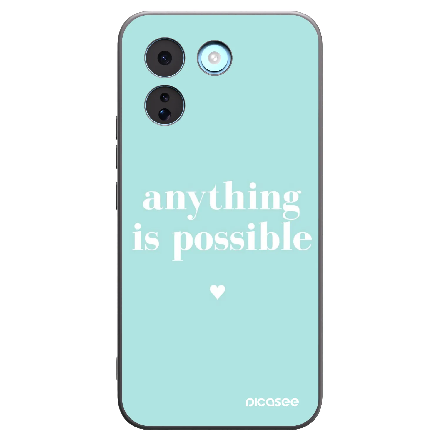 Picasee silikonski črni ovitek za Xiaomi Redmi Note 17 Pro MAX 5G - Anything is possible
