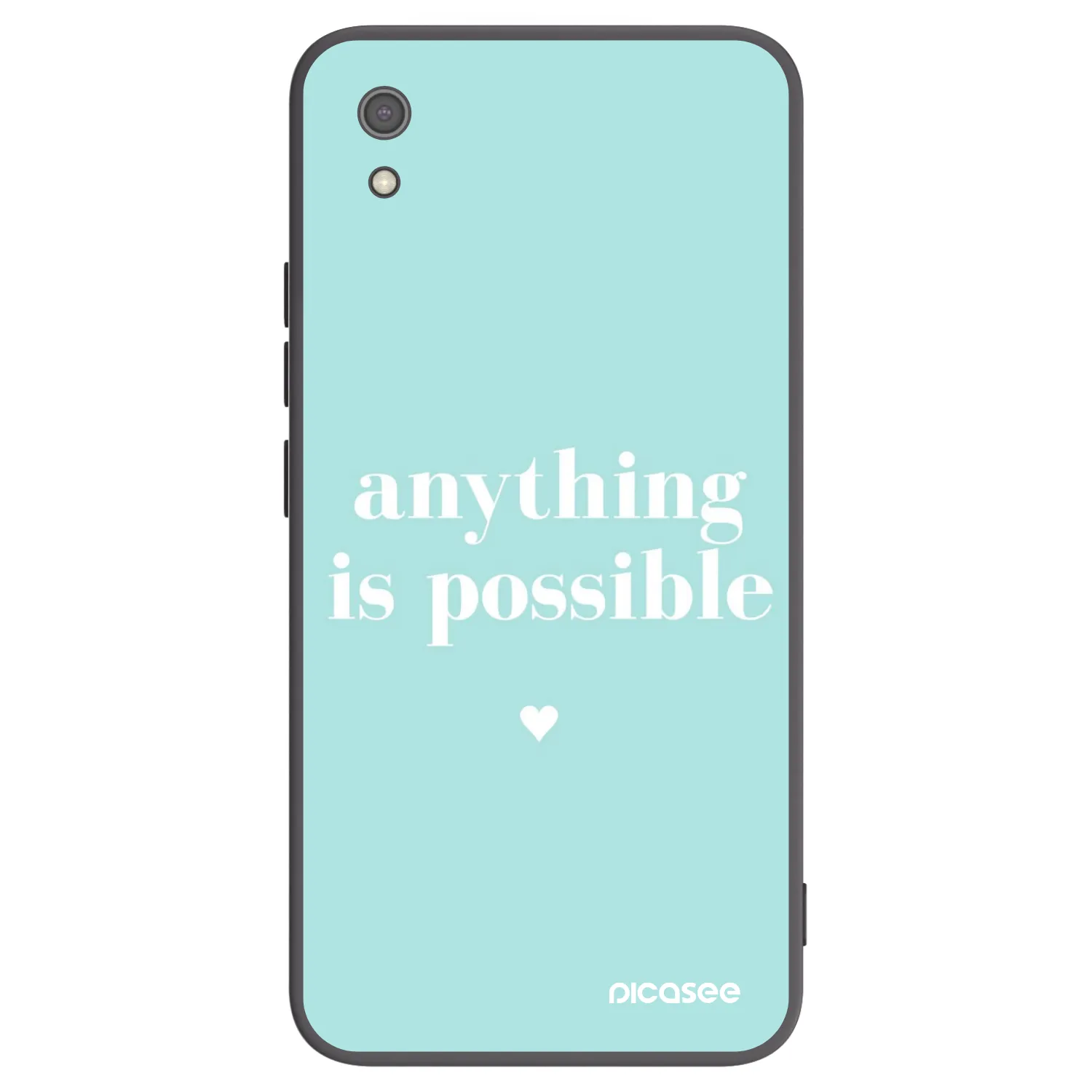 Picasee silikonski črni ovitek za Xiaomi Redmi 7A - Anything is possible