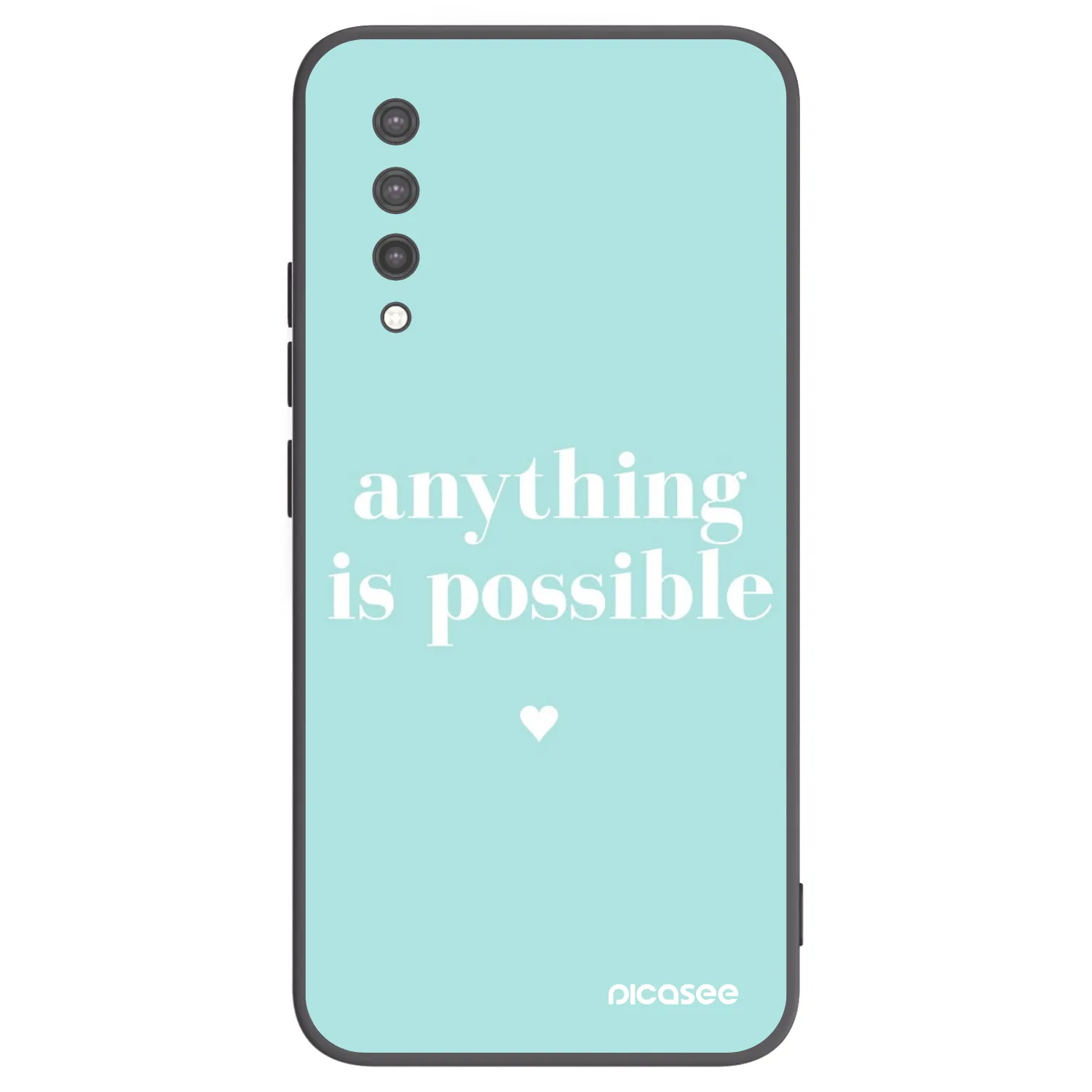 Picasee silikonski črni ovitek za Xiaomi Mi 9 Lite - Anything is possible