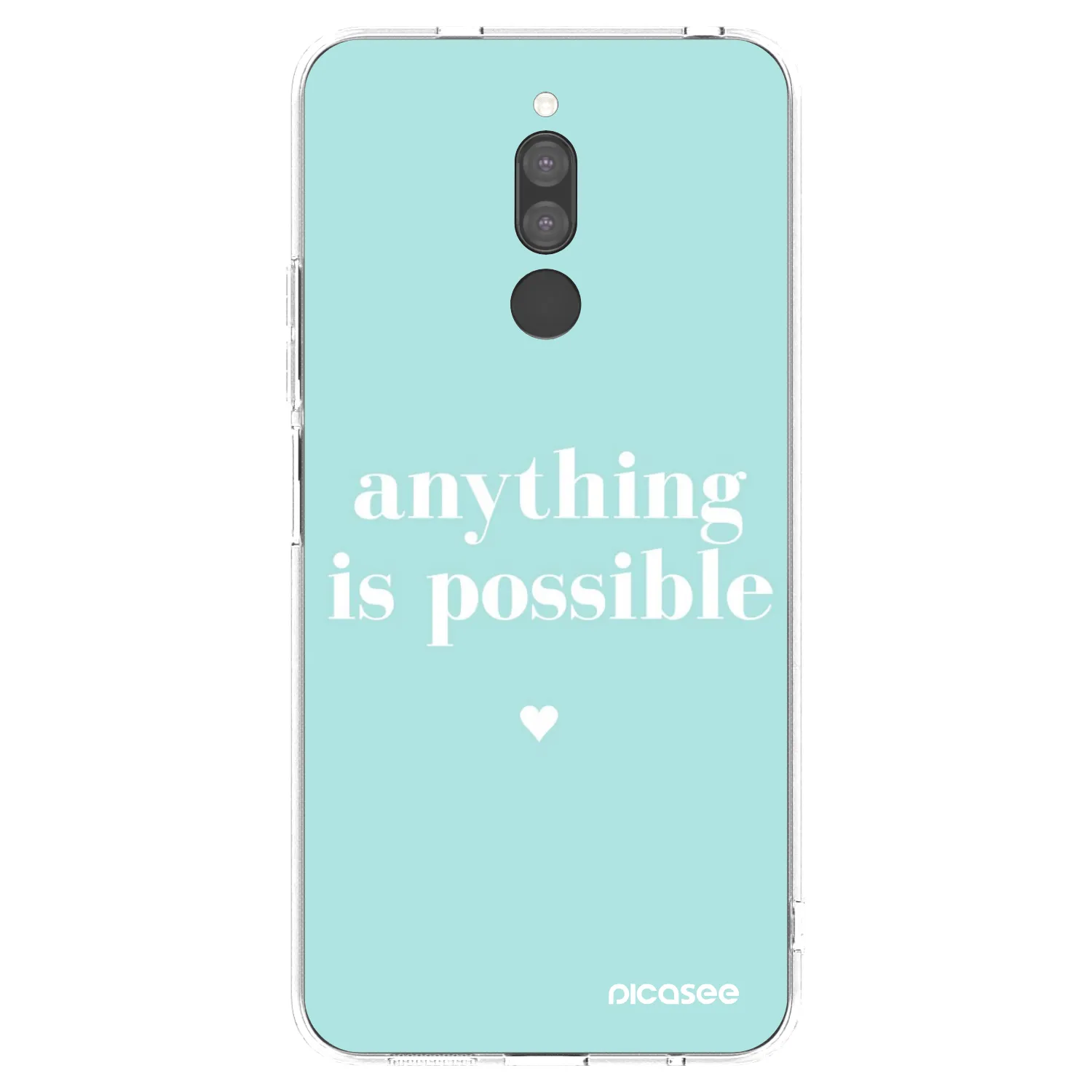 Picasee silikonski prozorni ovitek za Xiaomi Redmi 8 - Anything is possible