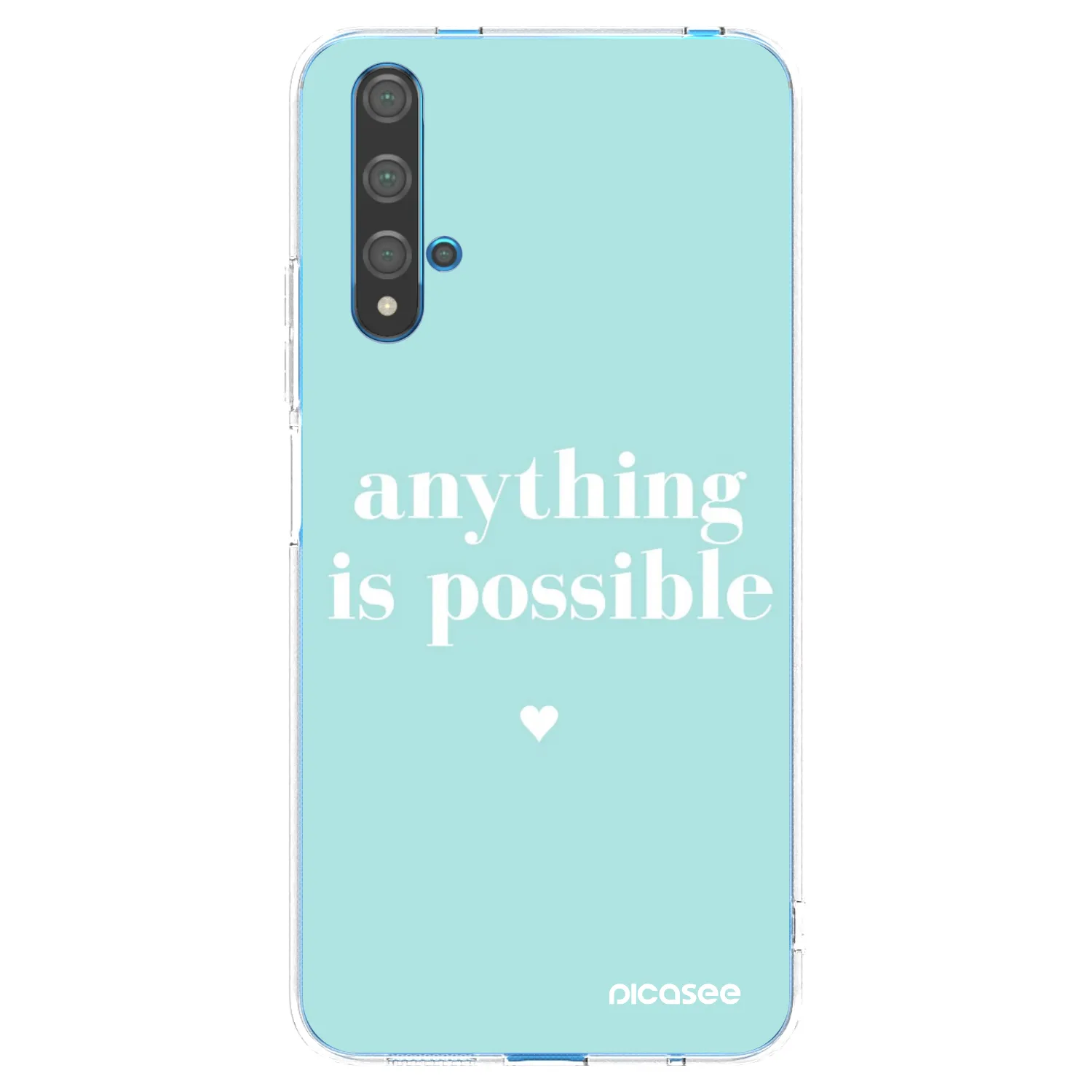 Picasee silikonski prozorni ovitek za Huawei Nova 5T - Anything is possible