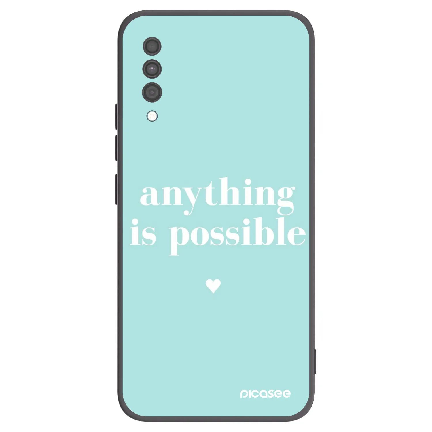 Picasee silikonski črni ovitek za Samsung Galaxy A30s A307F - Anything is possible