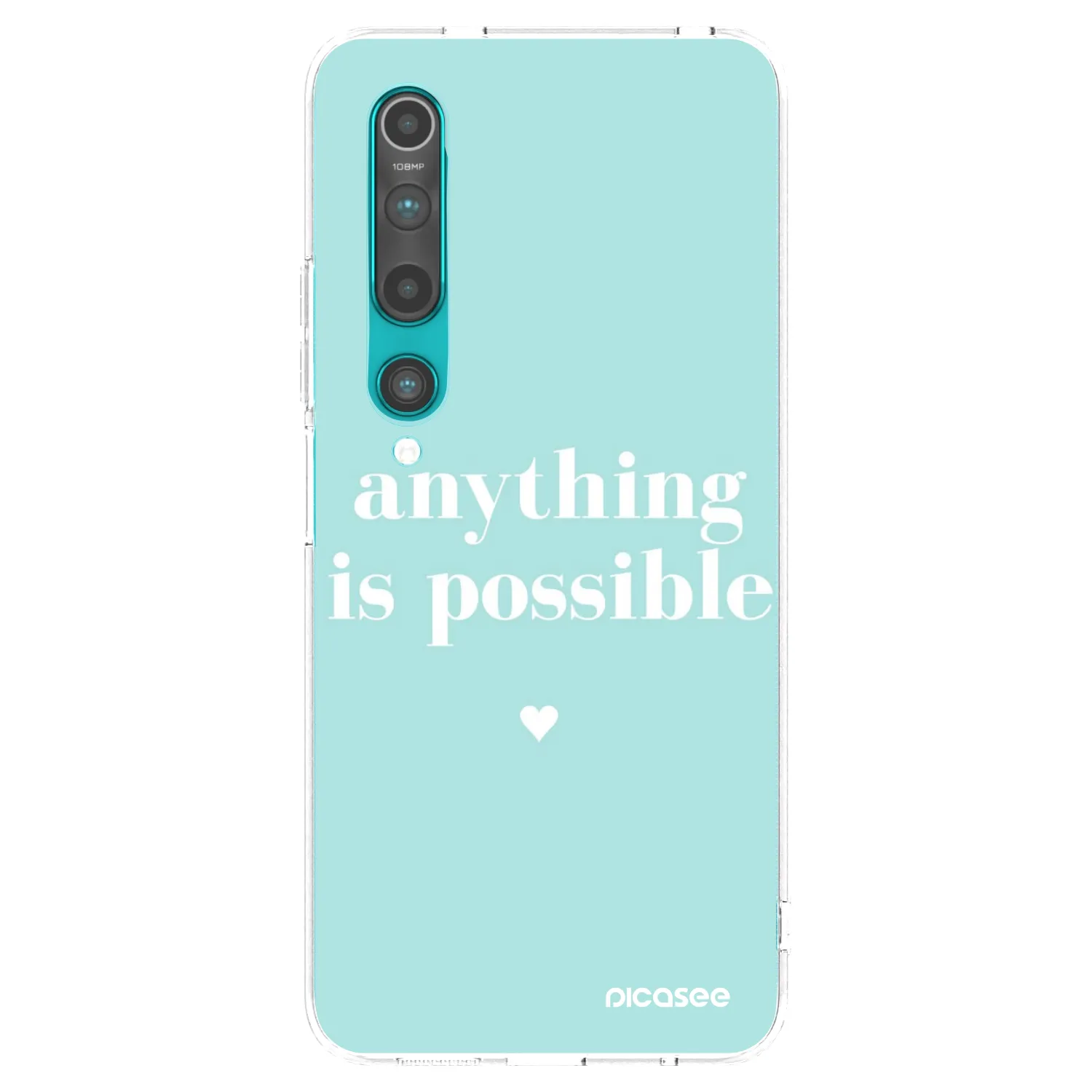 Picasee silikonski prozorni ovitek za Xiaomi Mi 10 - Anything is possible