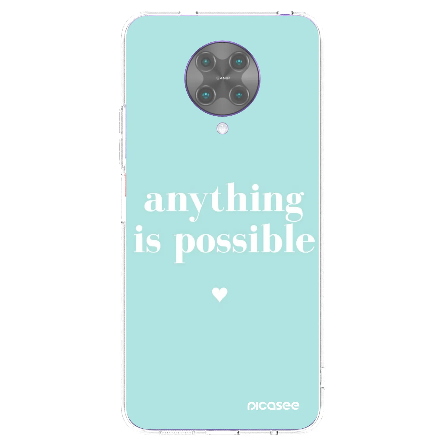 Picasee silikonski prozorni ovitek za Xiaomi Poco F2 Pro - Anything is possible
