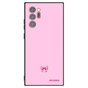 Picasee silikonski črni ovitek za Samsung Galaxy Note 20 Ultra - Blush bow