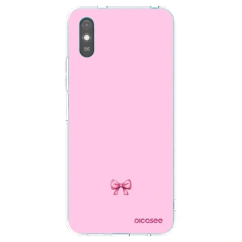 Picasee silikonski prozorni ovitek za Xiaomi Redmi 9A - Blush bow