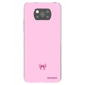Picasee silikonski črni ovitek za Xiaomi Poco X3 - Blush bow