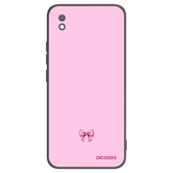 Picasee silikonski črni ovitek za Xiaomi Redmi 9AT - Blush bow