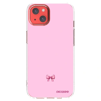 Picasee silikonski prozorni ovitek za Apple iPhone 13 - Blush bow