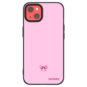 Picasee silikonski črni ovitek za Apple iPhone 13 - Blush bow