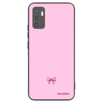 Picasee silikonski črni ovitek za Xiaomi Redmi Note 10 5G - Blush bow