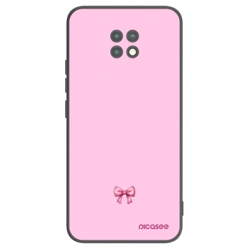 Picasee silikonski črni ovitek za Xiaomi Redmi Note 9T - Blush bow