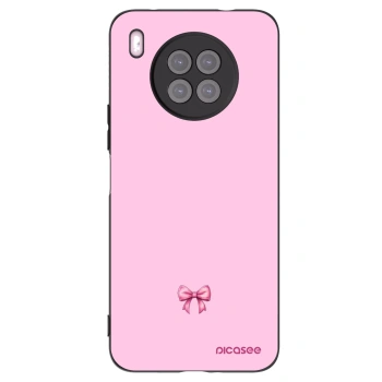 Picasee silikonski črni ovitek za Huawei Nova 8i - Blush bow