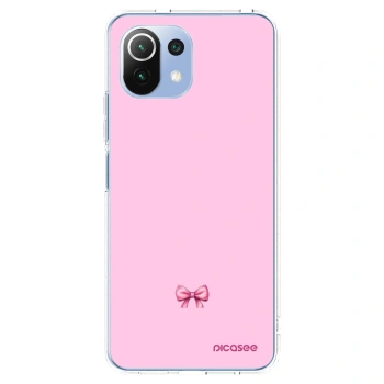 Picasee silikonski prozorni ovitek za Xiaomi 11 Lite 5G NE - Blush bow