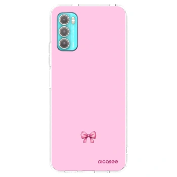 Picasee silikonski prozorni ovitek za Motorola Moto G60 - Blush bow