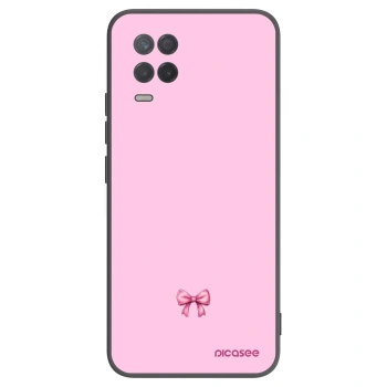 Picasee silikonski črni ovitek za Realme 8 5G - Blush bow