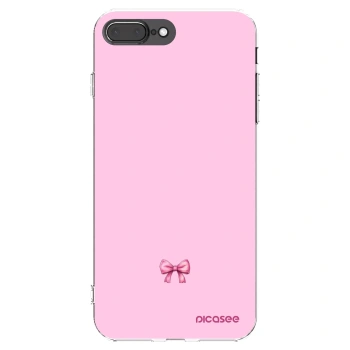 Picasee silikonski prozorni ovitek za Apple iPhone 7 Plus - Blush bow