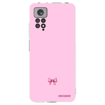 Picasee silikonski prozorni ovitek za Xiaomi Redmi Note 11 - Blush bow