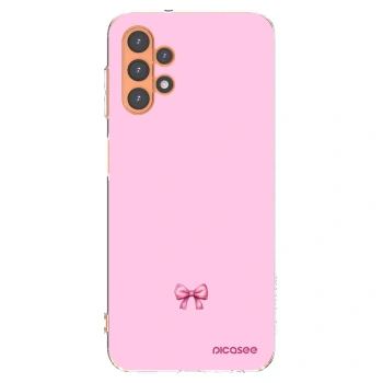 Picasee silikonski prozorni ovitek za Samsung Galaxy A13 4G A135 - Blush bow
