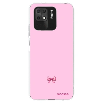 Picasee silikonski prozorni ovitek za Xiaomi Redmi 10C - Blush bow