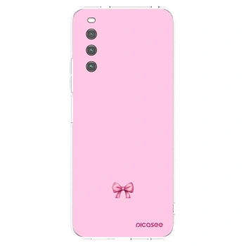 Picasee silikonski prozorni ovitek za Sony Xperia 10 IV 5G - Blush bow