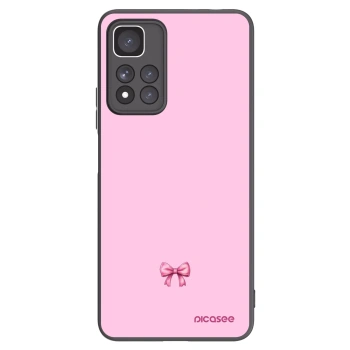 Picasee silikonski črni ovitek za Xiaomi Redmi Note 11 Pro+ 5G - Blush bow
