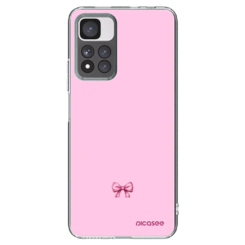 Picasee silikonski prozorni ovitek za Xiaomi Redmi Note 11 Pro+ 5G - Blush bow