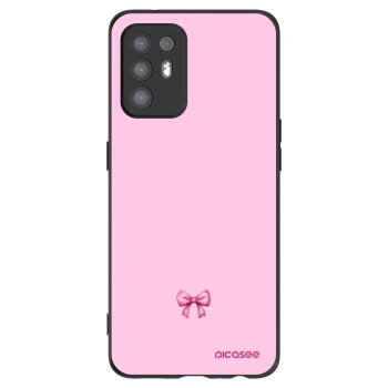 Picasee silikonski črni ovitek za OPPO A94 5G - Blush bow