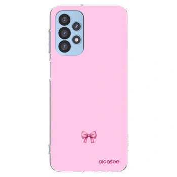 Picasee silikonski prozorni ovitek za Samsung Galaxy A23 A235F 4G - Blush bow
