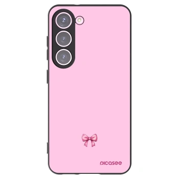 Picasee silikonski črni ovitek za Samsung Galaxy S23 5G - Blush bow