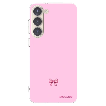 Picasee silikonski prozorni ovitek za Samsung Galaxy S23+ 5G - Blush bow