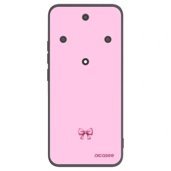 Picasee silikonski črni ovitek za Honor Magic5 Lite 5G - Blush bow