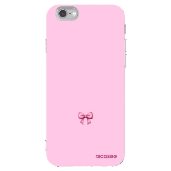 Picasee silikonski prozorni ovitek za Apple iPhone 6/6S - Blush bow