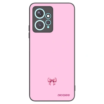 Picasee silikonski črni ovitek za Xiaomi Redmi Note 12 4G - Blush bow
