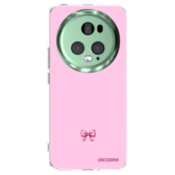 Picasee silikonski prozorni ovitek za Honor Magic5 Pro - Blush bow