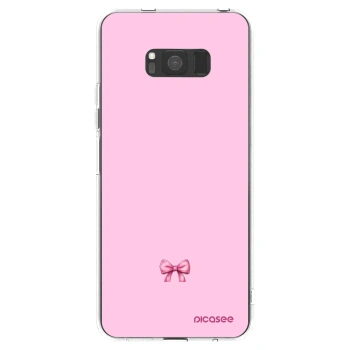 Picasee silikonski prozorni ovitek za Samsung Galaxy S8 G950F - Blush bow