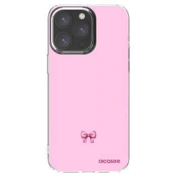 Picasee silikonski prozorni ovitek za Apple iPhone 15 Pro Max - Blush bow